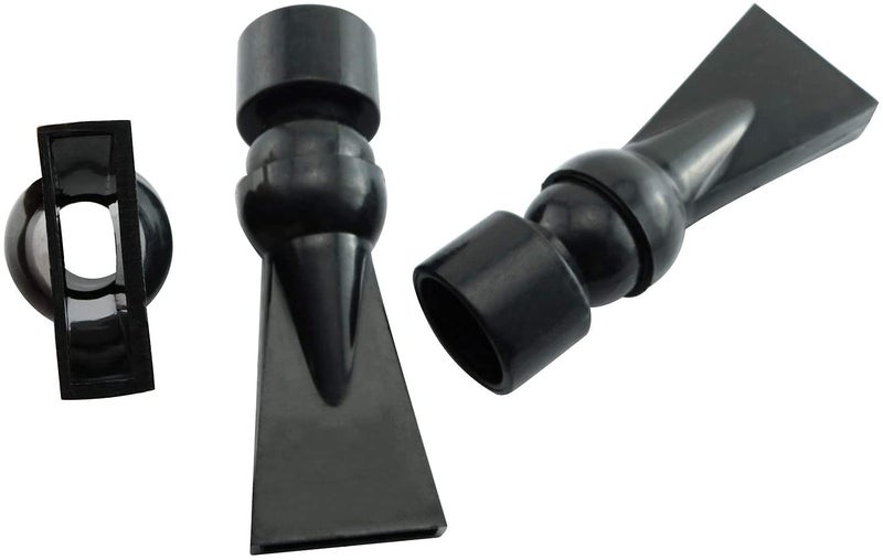 Longdex Aquarium Water Outlet 3PCS Black Fish Tank Duckbill Nozzle Free Rotate Outflow Pump Tank End Pipe - Image 4